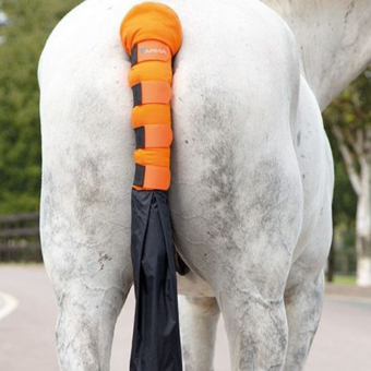 Protège-queue avec sac Orange