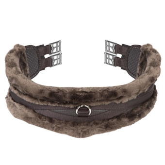 Sangle de selle anatomique SupaFleece Marron