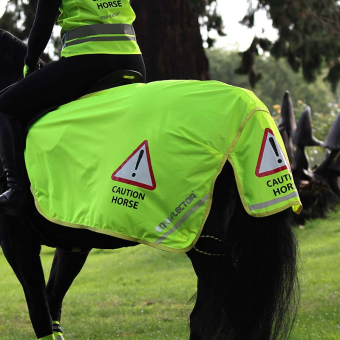 Couvre-rein en Maille Réflexe Jaune