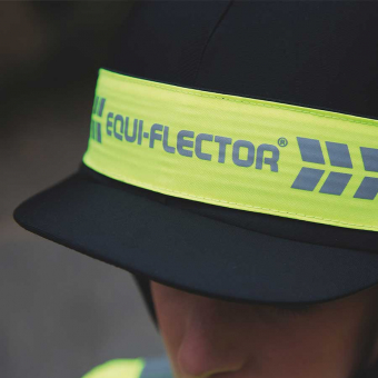 Bandeau réfléchissant pour casque Jaune