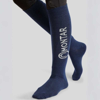 Chaussettes d'équitation Wool Bleu Marine