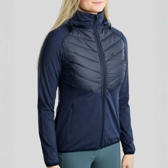 Veste hybride MoAddie Logo Charm Bleu Marine