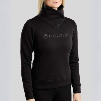 Sweatshirt MoNaja Gun Metal Crystals Noir