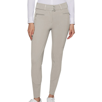 Pantalon d'équitation Claranova Full Grip Beige