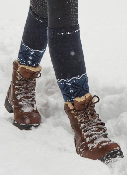 Boots d'équitation d'hiver Snowy River Lacets Marron