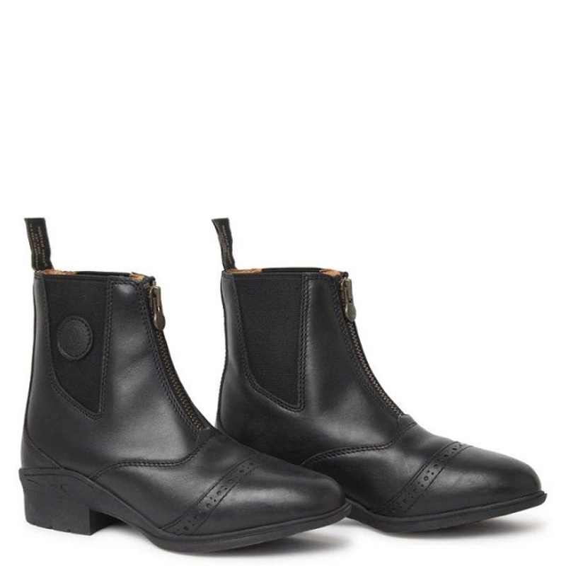 Aurora Front Zip Paddock Noir