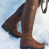 Bottes d'équitation d'hiver Snowy River Marron