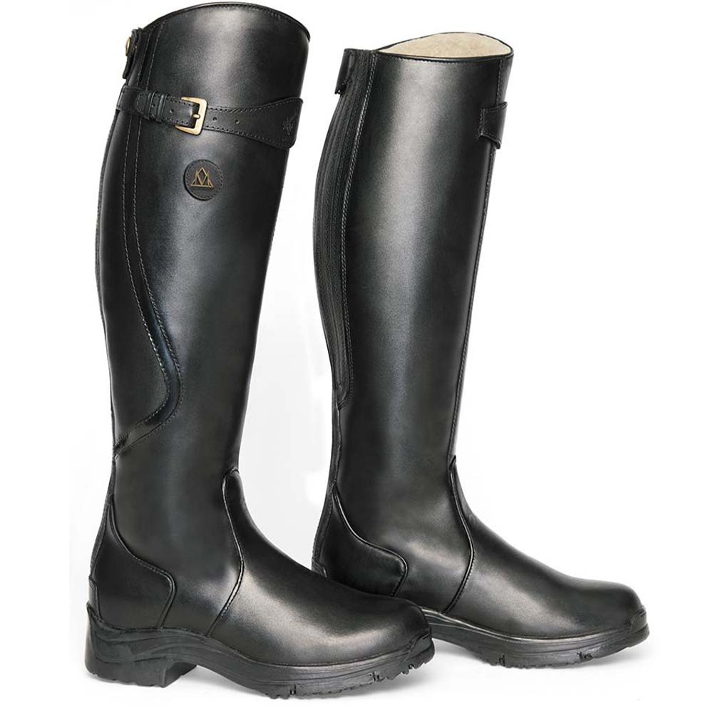 Bottes d'équitation d'hiver Snowy River Noir