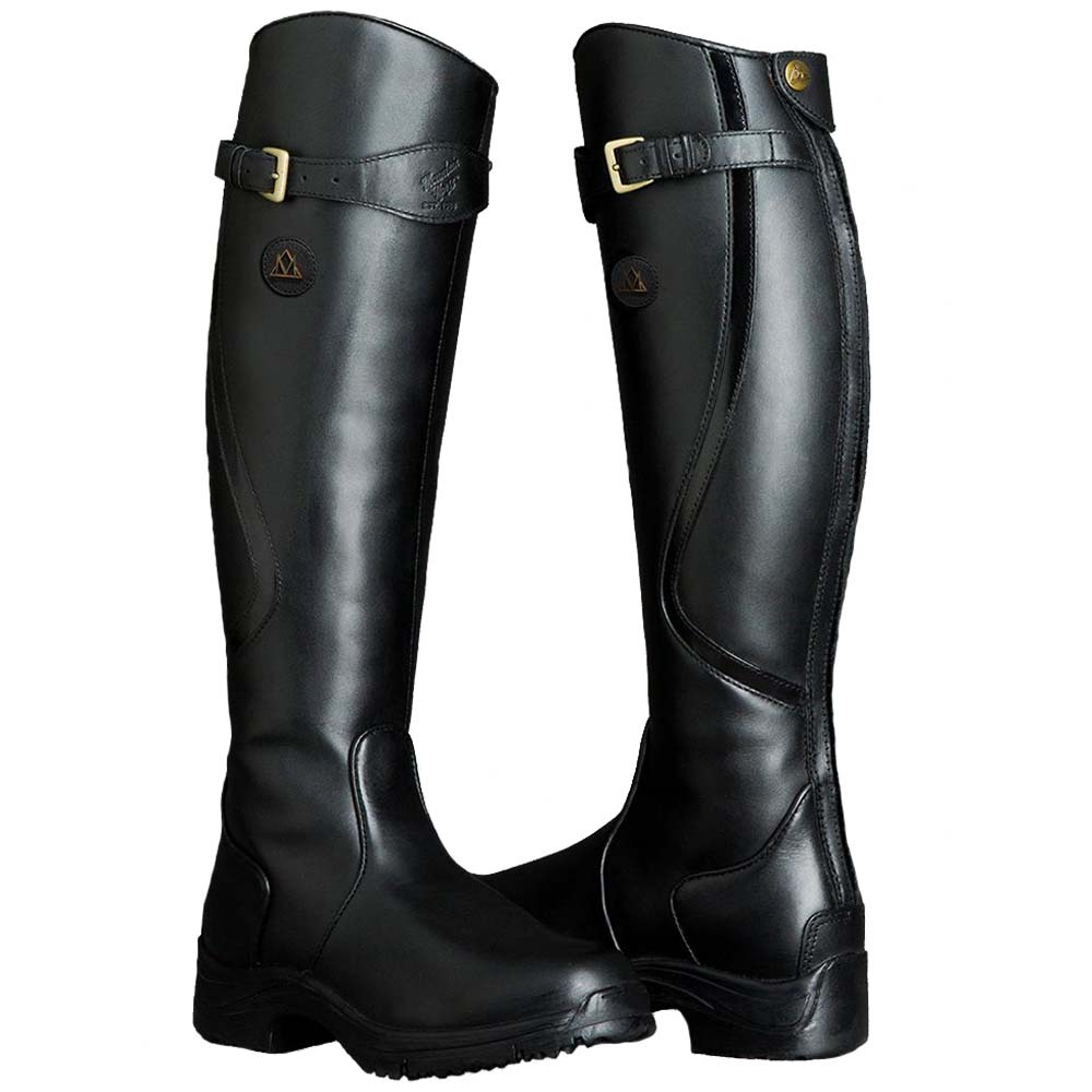 Bottes d'équitation d'hiver Snowy River Noir