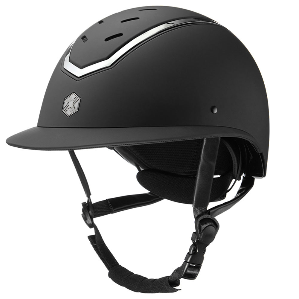 Casque d'équitation Kylo Matte Wide Peak Noir/Argent
