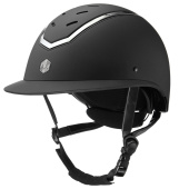 Casque d'équitation Kylo Matte Wide Peak Noir/Argent Casque d'équitation Kylo Matte Wide Peak Noir/Argent