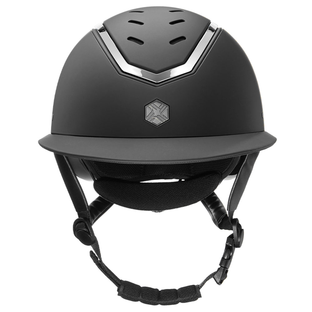 Casque d'équitation Kylo Matte Wide Peak Noir/Argent