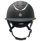 Casque d'équitation MIPS Kylo Matte Wide Peak Noir/Argent Casque d'équitation MIPS Kylo Matte Wide Peak Noir/Argent