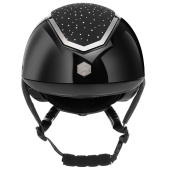 Casque d'équitation Kylo Gloss Crystal Noir/Chrome Casque d'équitation Kylo Gloss Crystal Noir/Chrome
