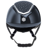 Casque d'équitation Kylo Gloss Crystal Bleu marine/Argent Casque d'équitation Kylo Gloss Crystal Bleu marine/Argent