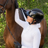 Casque d'équitation MIPS Kylo Gloss Crystal Noir/Chrome Casque d'équitation MIPS Kylo Gloss Crystal Noir/Chrome