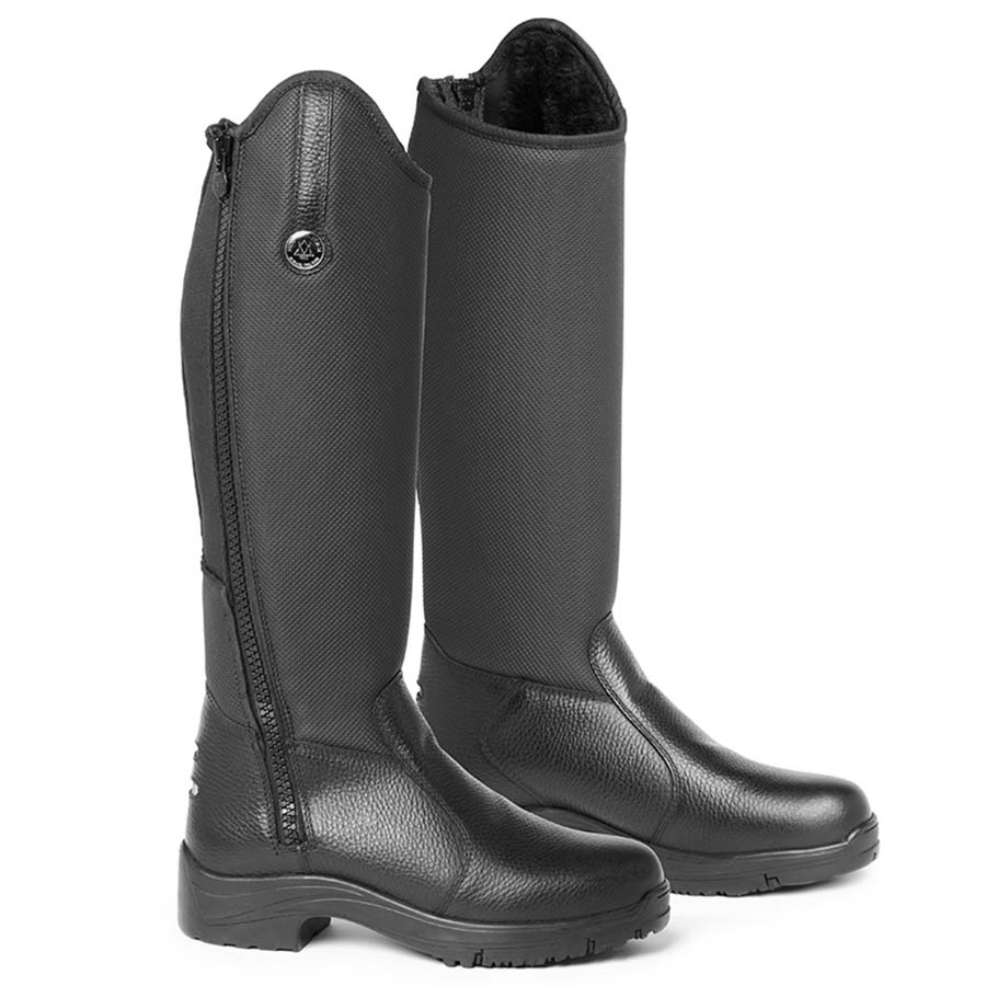 Bottes d'équitation d'hiver Junior Active Winter Young Noir