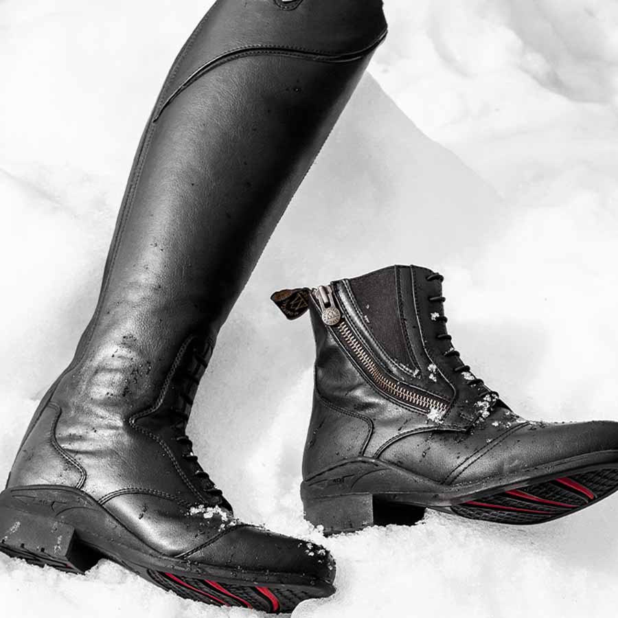 Bottes d'équitation d'hiver Veganza Winter Noir