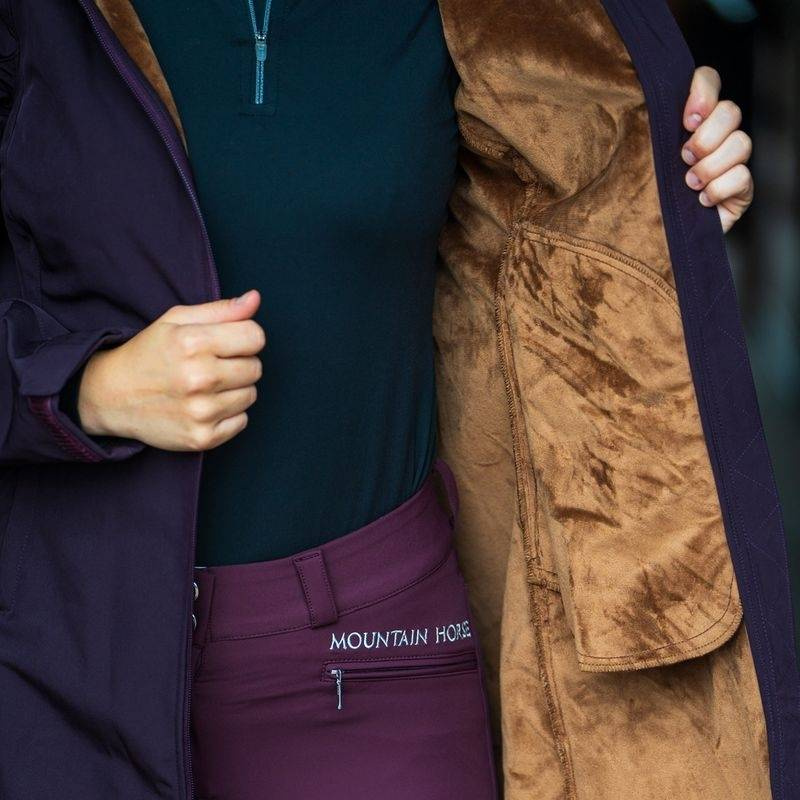 Parka d'équitation Stella Softshell Dark Bordeaux