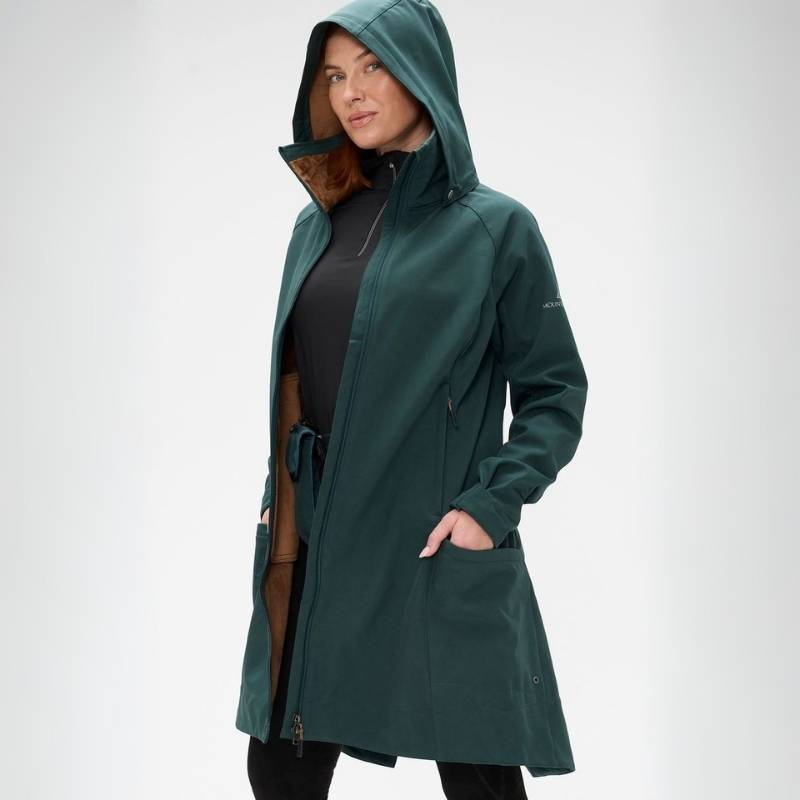 Parka d'équitation Stella Softshell Pine Green