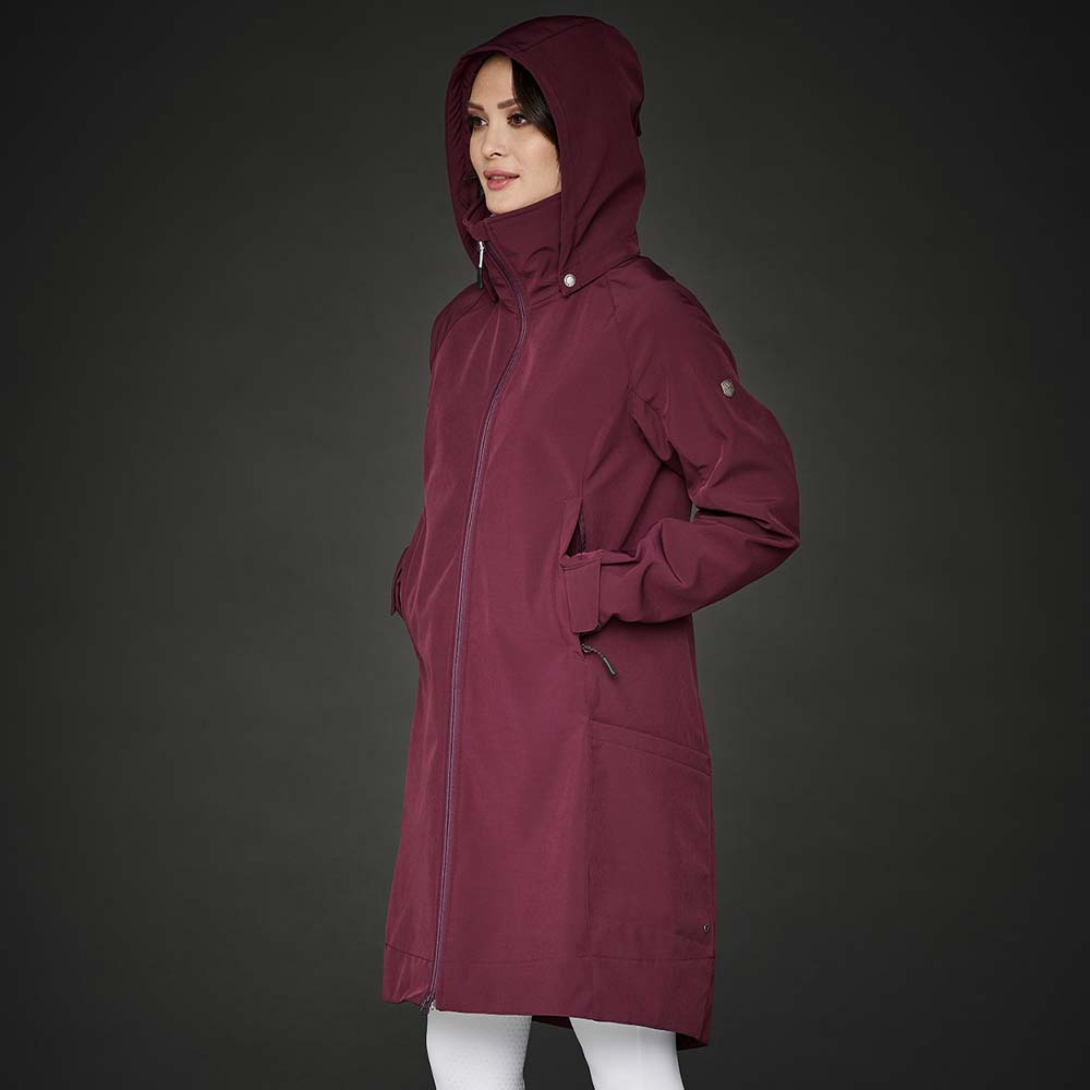 Manteaux d'équitation Stella Parka Softshell Bourgogne