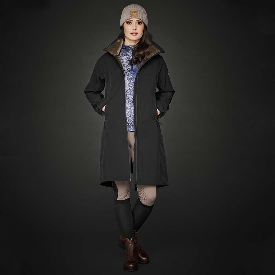 Manteaux d'équitation Stella Parka Softshell Noir