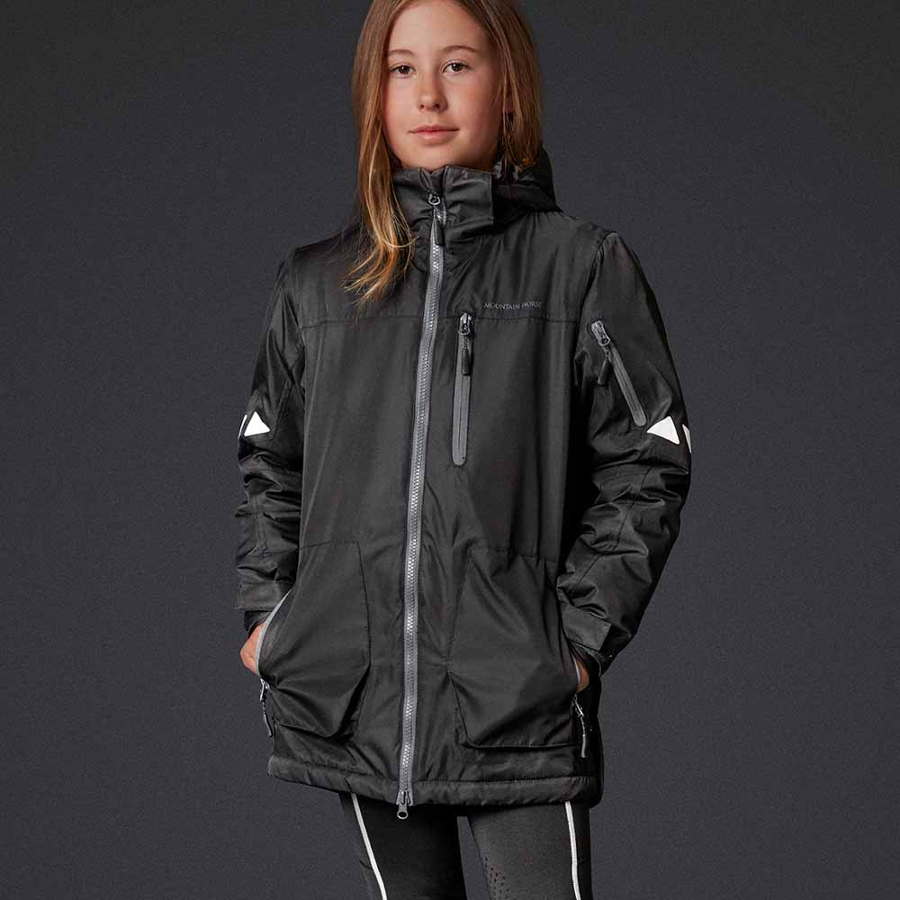 Manteaux d'équitation Origo Parka Jr Noir