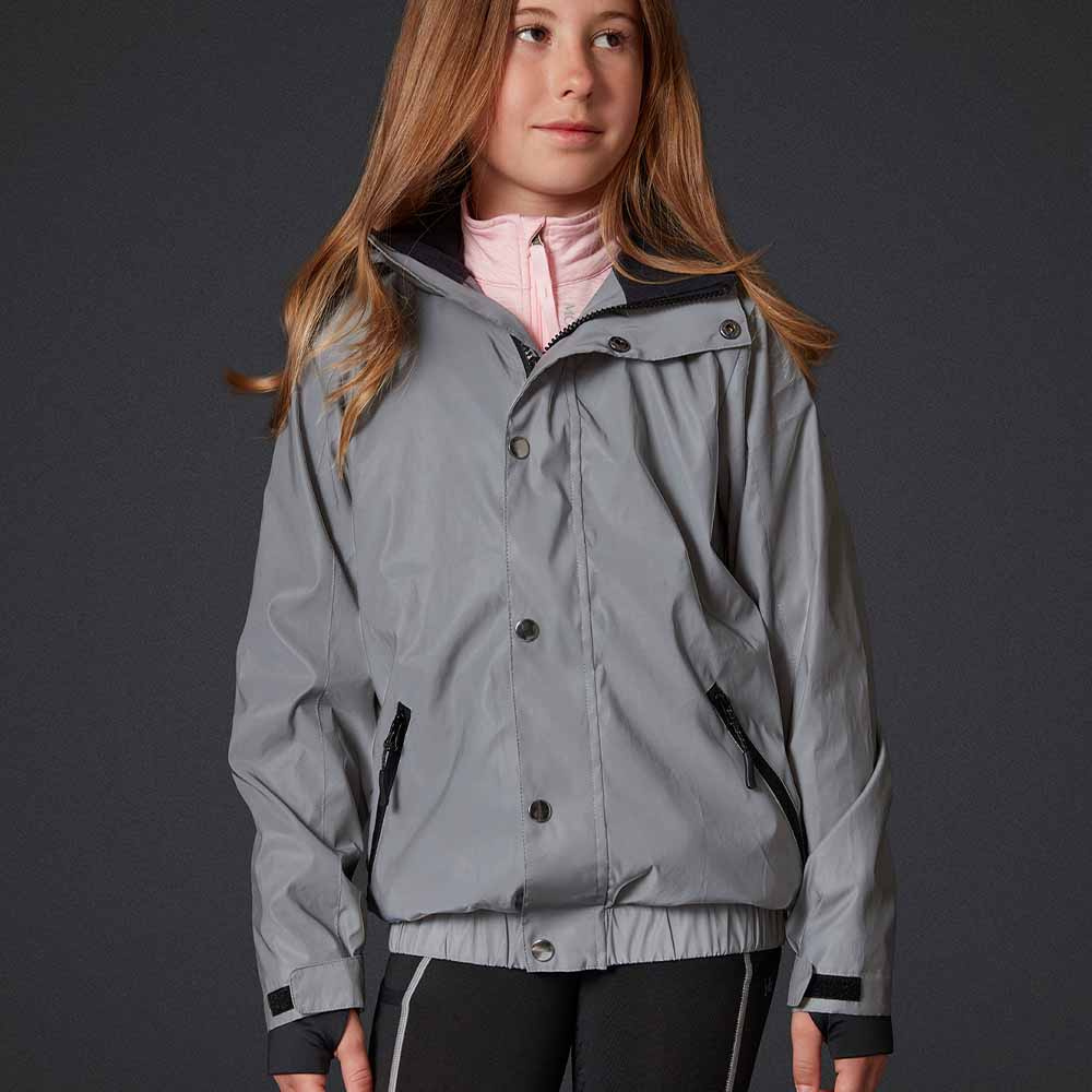 Veste d'équitation Flash Jr Argent