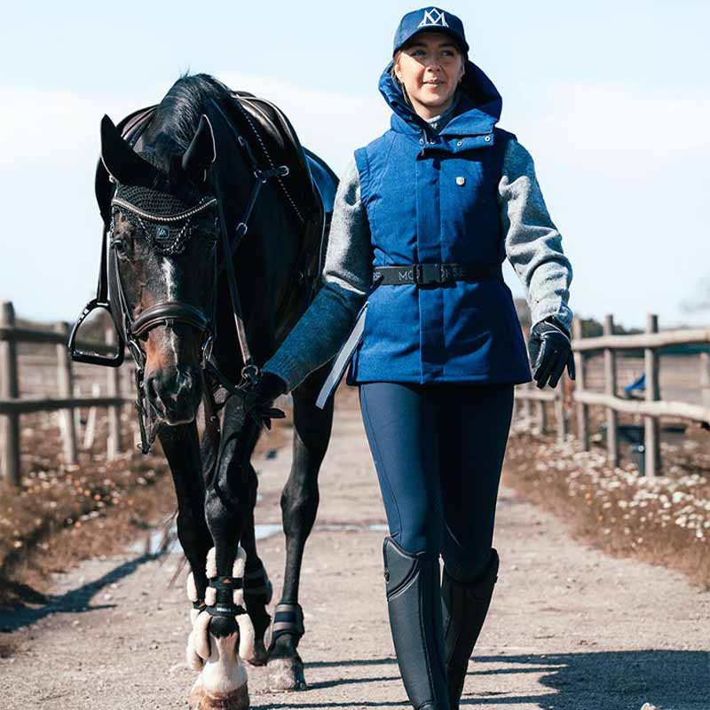 Gilet d'équitation Felicia Bleu Marine