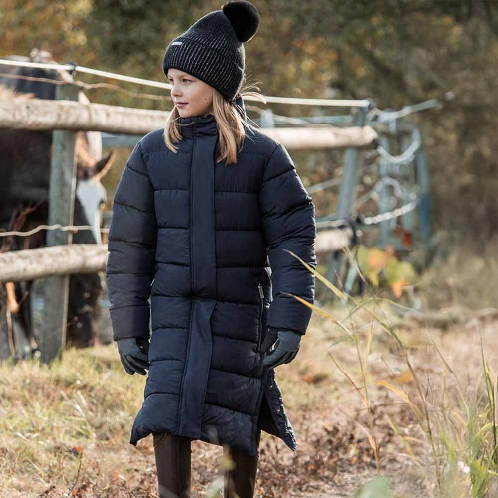 Manteau d'équitation Enfant/Junior Team Bleu Marine