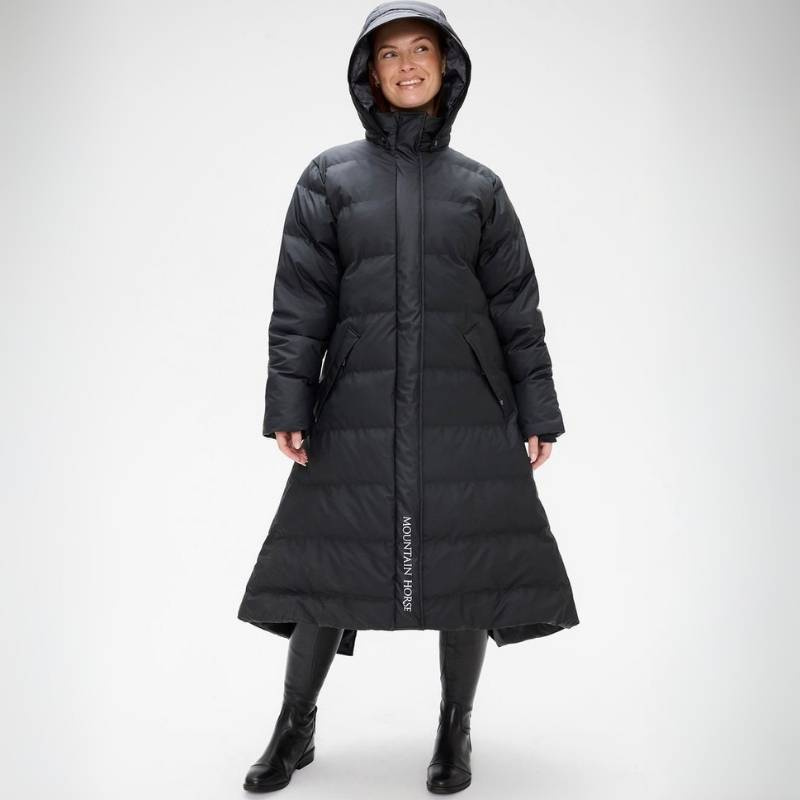 Manteaux d'équitation Blizz Padded Raincoat Noir