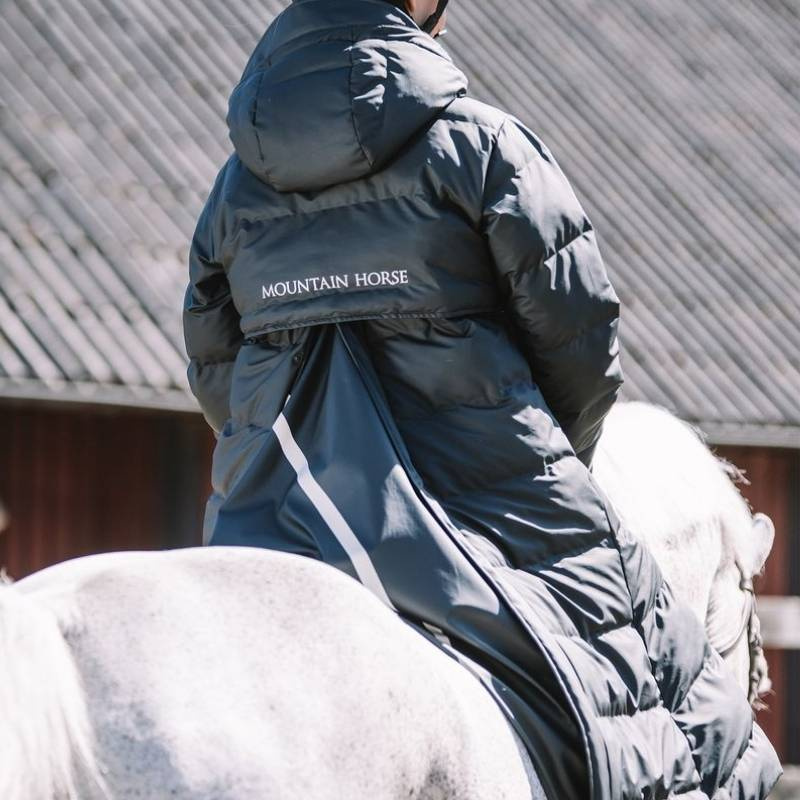 Manteaux d'équitation Blizz Padded Raincoat Noir