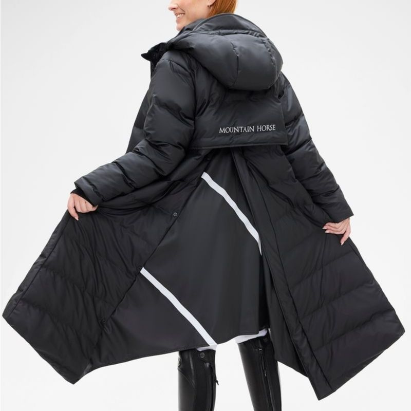 Manteaux d'équitation Blizz Padded Raincoat Noir