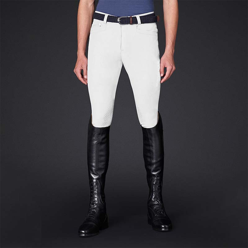Pantalons d'équitation pour hommes Robin Blanc