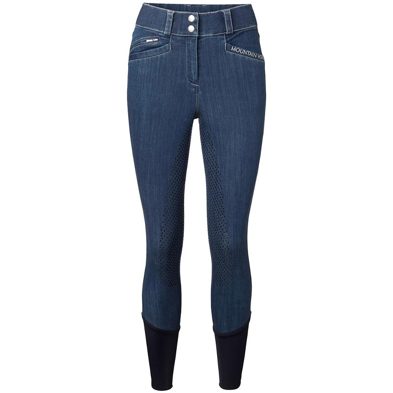 Pantalons d'équitation Dream Denim Full Seat Bleu