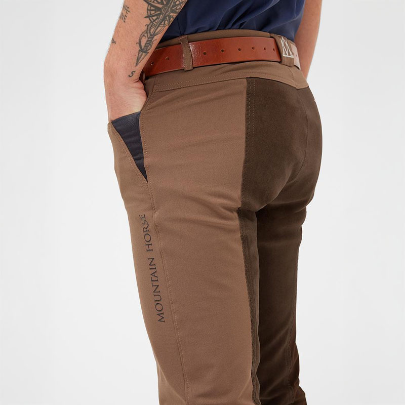 Pantalon d'équitation homme Baldur Jodhpurs Full Grip Taupe