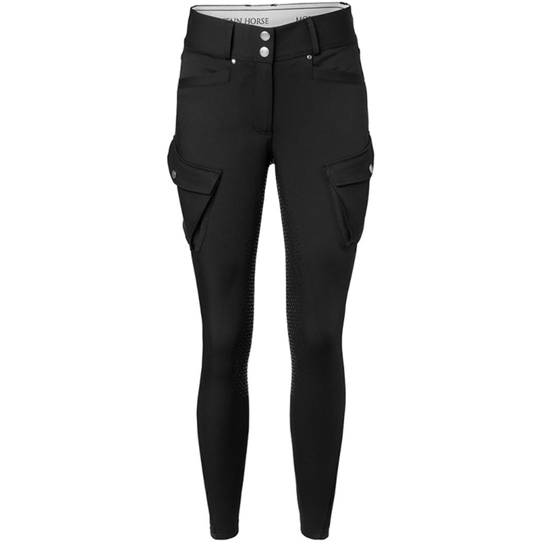 Pantalon d'équitation Estelle Cargo Full Grip Noir