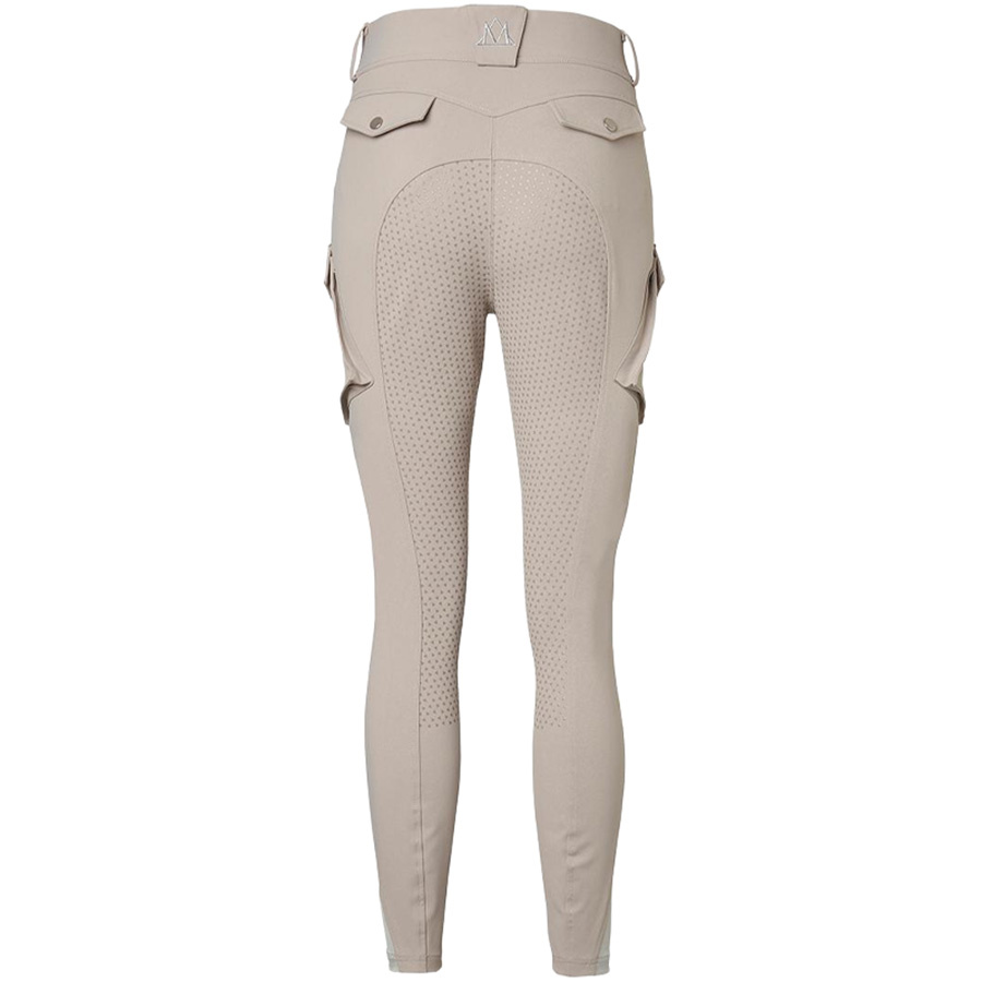 Pantalon d'équitation Estelle Cargo Full Grip Gris