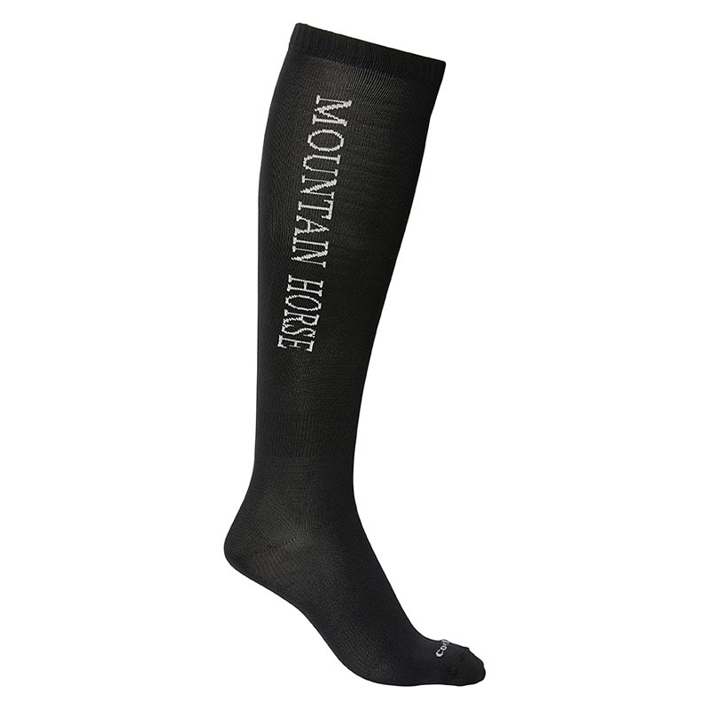 Chaussettes équitation Team Tech Light Noir