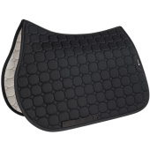 Tapis de selle de saut Octagon Noir Tapis de selle de saut Octagon Noir