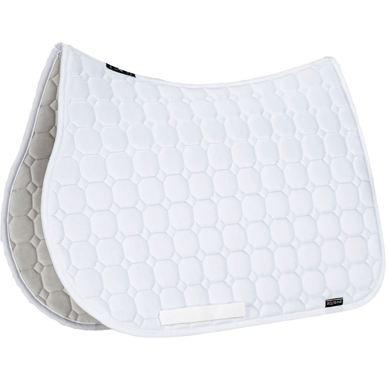 Tapis de selle de saut Octagon Blanc
