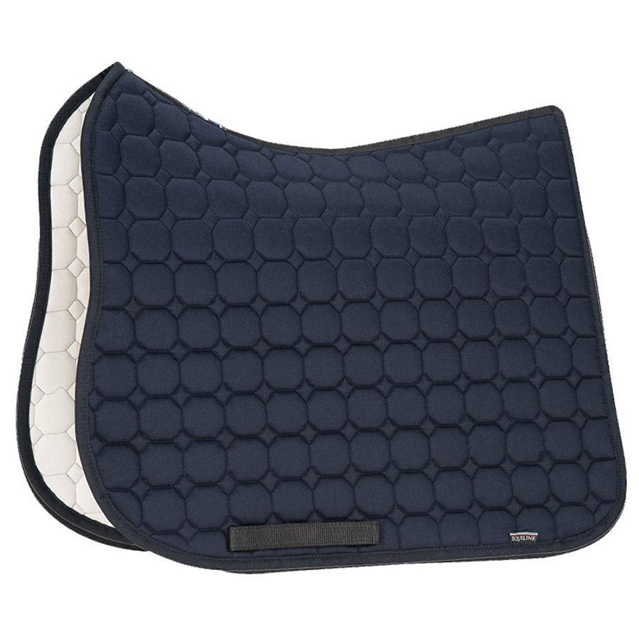 Tapis de selle de dressage Octogone Bleu Marine