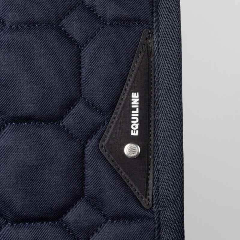 Tapis de selle de dressage Octogone Bleu Marine