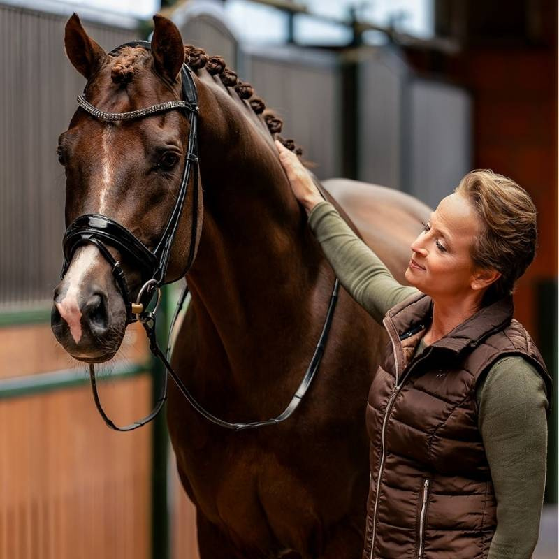 Bridon de dressage vernie Isabell Werth Satchmo Noir