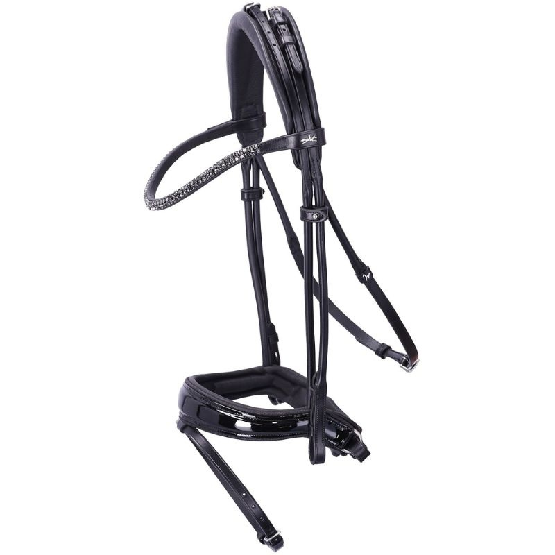 Bridon de dressage vernie Isabell Werth Satchmo Noir