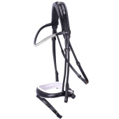 Bridon de dressage Isabell Werth Satchmo Noir/Blanc Bridon de dressage Isabell Werth Satchmo Noir/Blanc