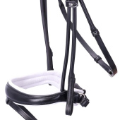 Bridon de dressage Isabell Werth Satchmo Noir/Blanc Bridon de dressage Isabell Werth Satchmo Noir/Blanc