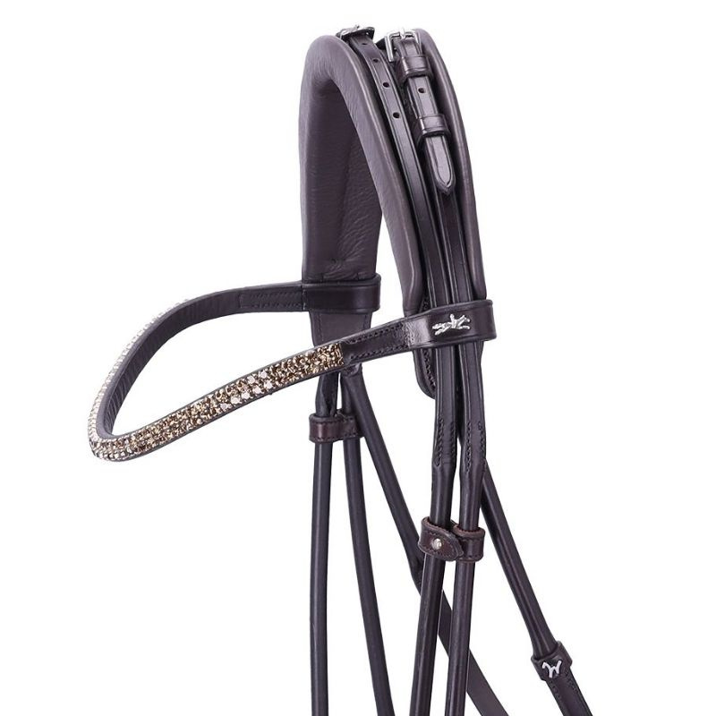 Bridon de dressage Isabell Werth Satchmo Marron