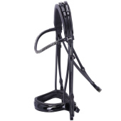 Bride de dressage vernie Isabell Werth Bella Rose Noir Bride de dressage vernie Isabell Werth Bella Rose Noir