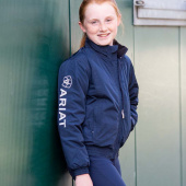Veste d'équitation Junior Insulated Bleu marin 128
